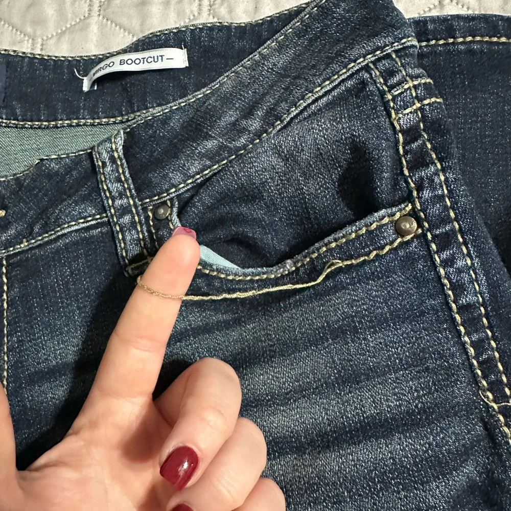 Daytrip Dark Blue Boot Cut Jeans - Picture 3 of 7